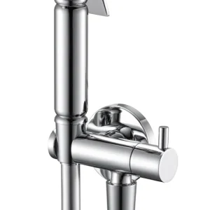 Estante de Ducha Ducha Sanitaria con Valvula Cromada- Aqualia Casoria