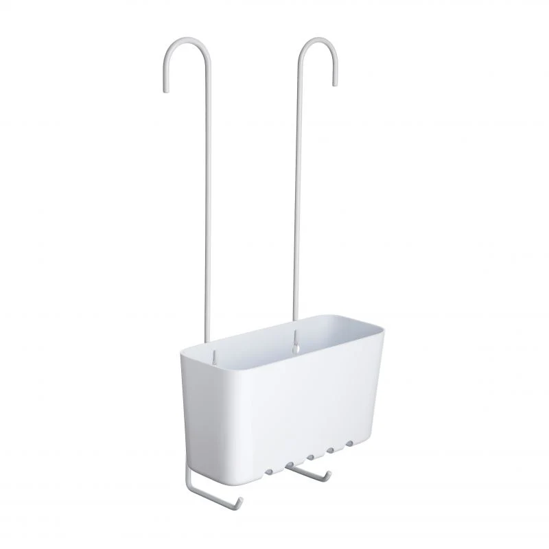 PANIER DE DOUCHE SUSPENDU - Inox Sans Perçage avec Crochets | Fácil Instalación | Sin Taladro