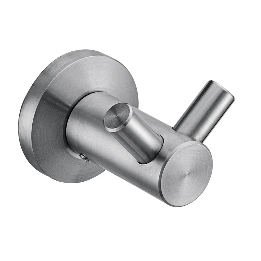 Percha de Baño Doble Inox 51683 en Acero Inoxidable