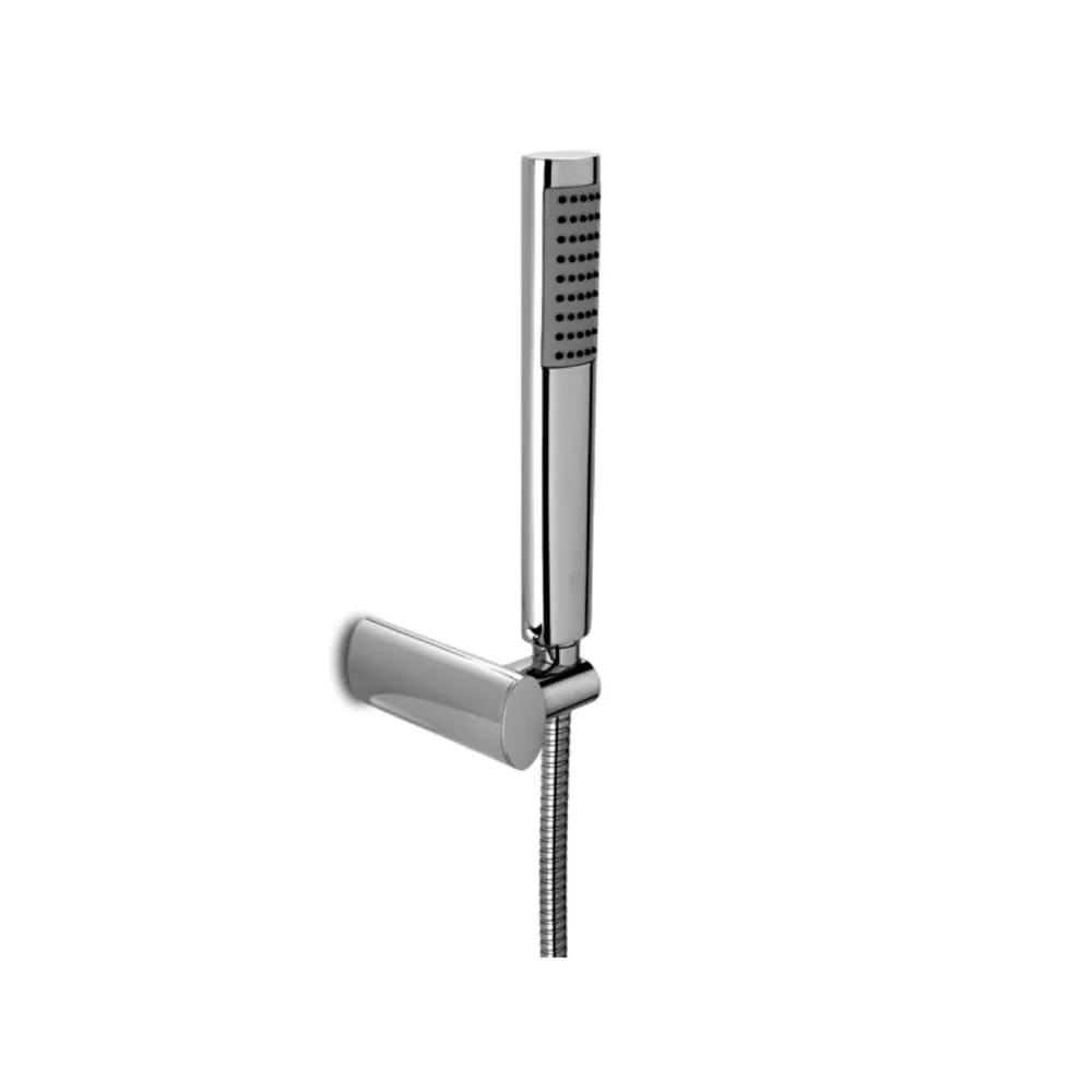 Portarrollos de Toilet Set dúplex externo Paffoni Berry con ducha, soporte y elástico 150 cm