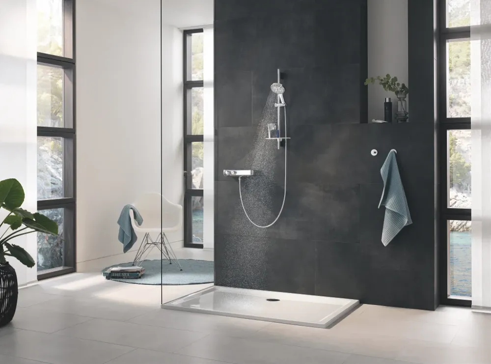 Set De Ducha Rainshower Smartactive Cube 130 3F - Grohe para Baño Moderno