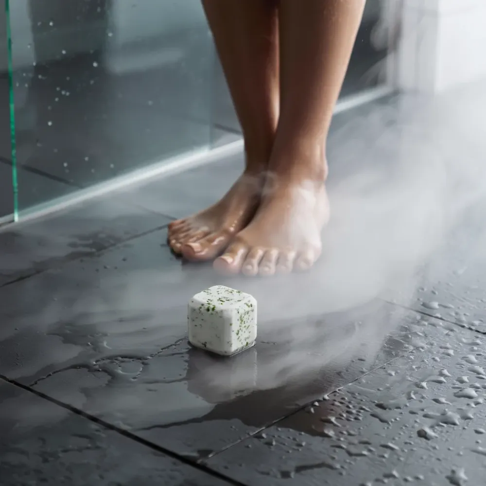 Vaporizador de Ducha – Calmante 💧🌼 en Acero Inoxidable