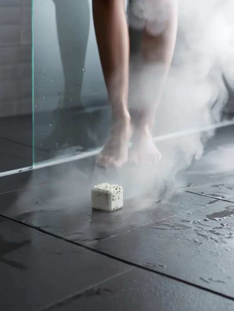 Vaporizador de Ducha – Calmante 💧🌼 en Acero Inoxidable