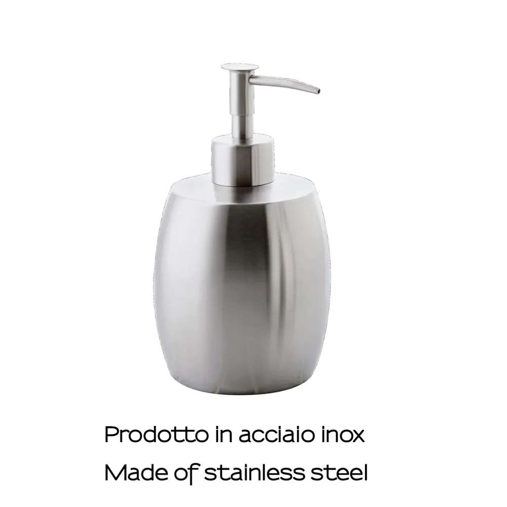 Dispenser sapone Acciaio Inox Gedy serie Nigella - Spazzolato