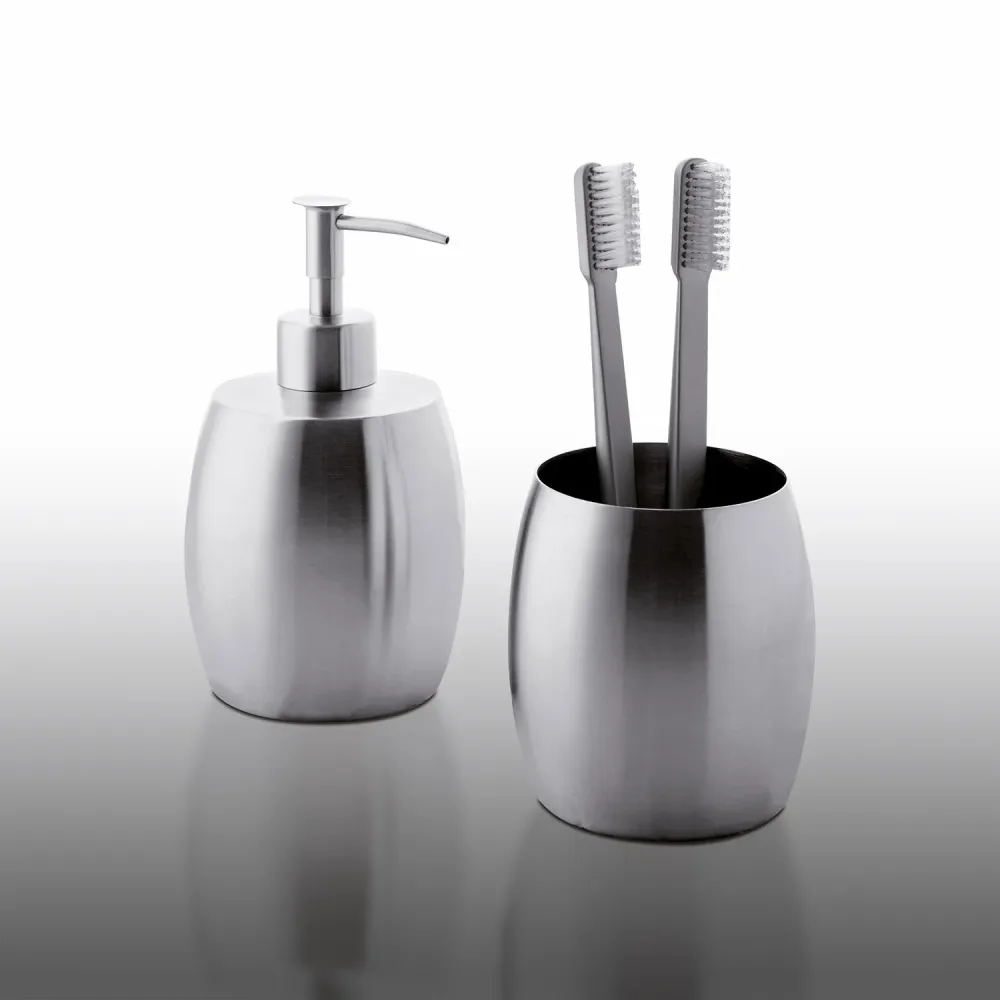 Dispenser sapone Acciaio Inox Gedy serie Nigella - Spazzolato