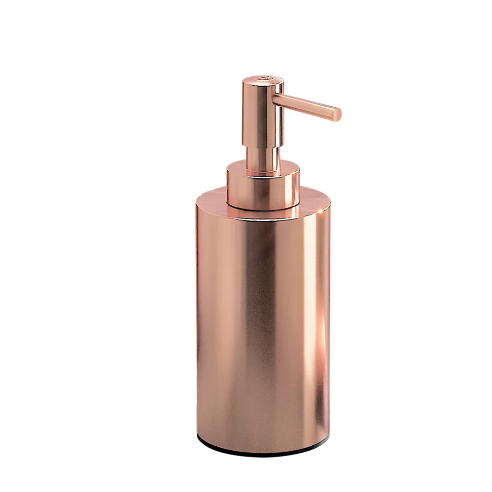 Estante de Ducha Set de accesorios de baño Gedy colección Elettra en acero inoxidable - cobre
