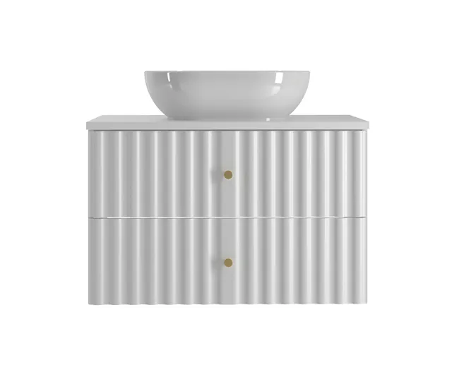 Gancho de Ducha Mueble lavabo individual 80cm Izae Blanco