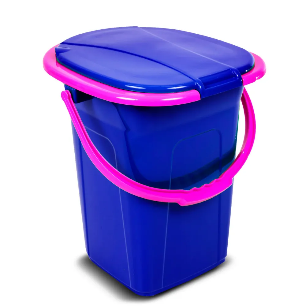 Inodoro turístico GreenBlue GB320BR azul marino-rosa con Resistencia al Agua