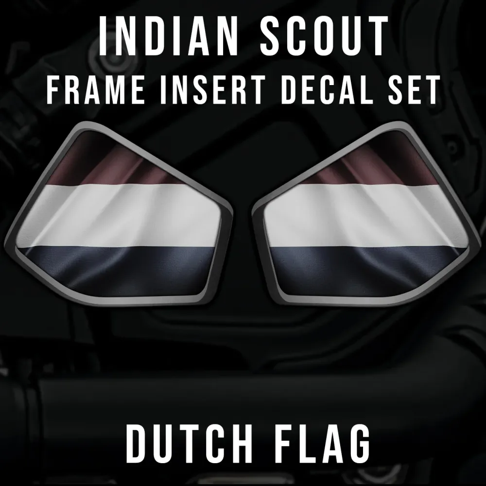 Inserción de marco medio Indian Scout - Bandera holandesa