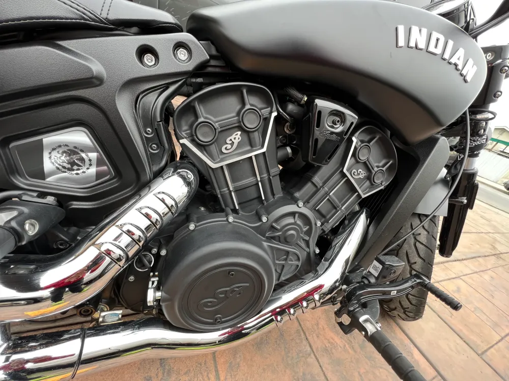 Inserción de marco medio Indian Scout - Bandera de México