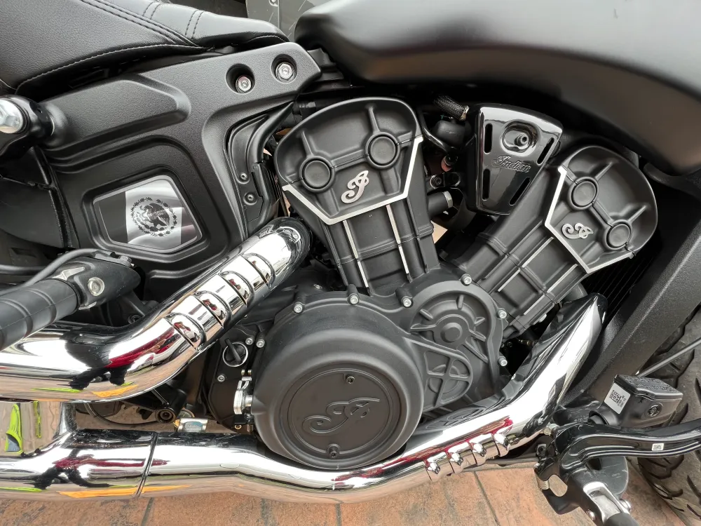 Inserción de marco medio Indian Scout - Bandera de México