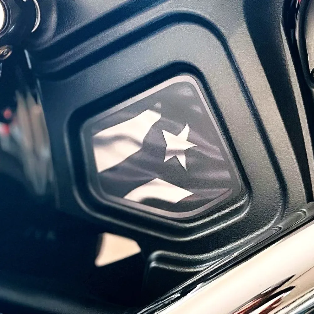 Inserción de marco medio Indian Scout - Bandera de Puerto Rico