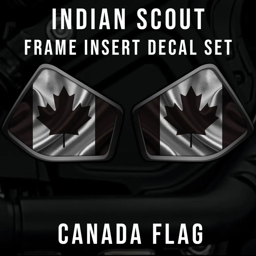 Inserción de marco medio Indian Scout - Bandera de Canadá