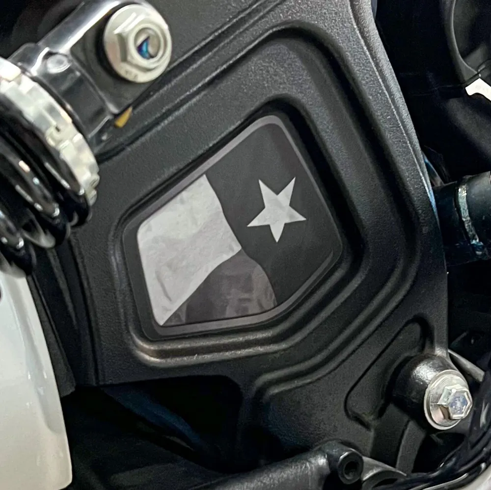 Inserción de marco medio Indian Scout - Bandera de Texas