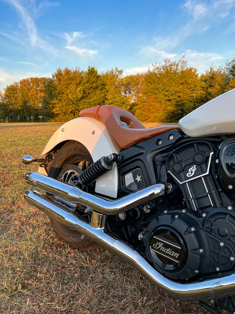 Inserción de marco medio Indian Scout - Bandera de Texas