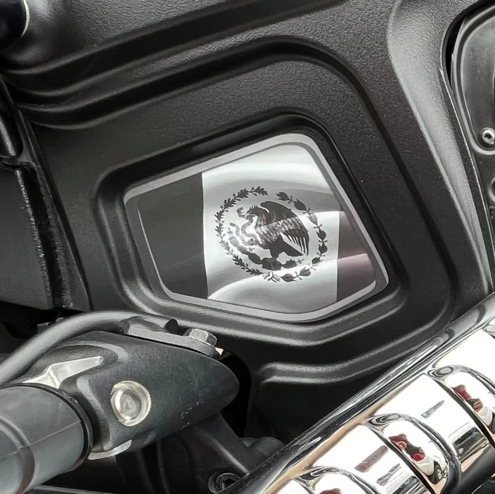 Inserción de marco medio Indian Scout - Bandera de México