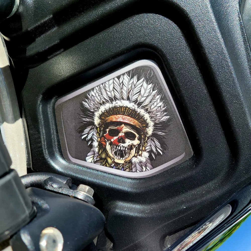 Inserción de marco medio Indian Scout - Skull Warbonnet 120 Color
