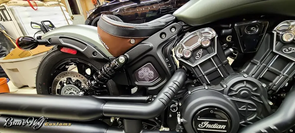 Inserción de marco medio Indian Scout - Trébol celta