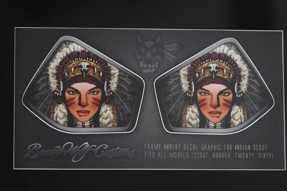 Inserción de marco medio Indian Scout - Warbonnet femenino 123 Color