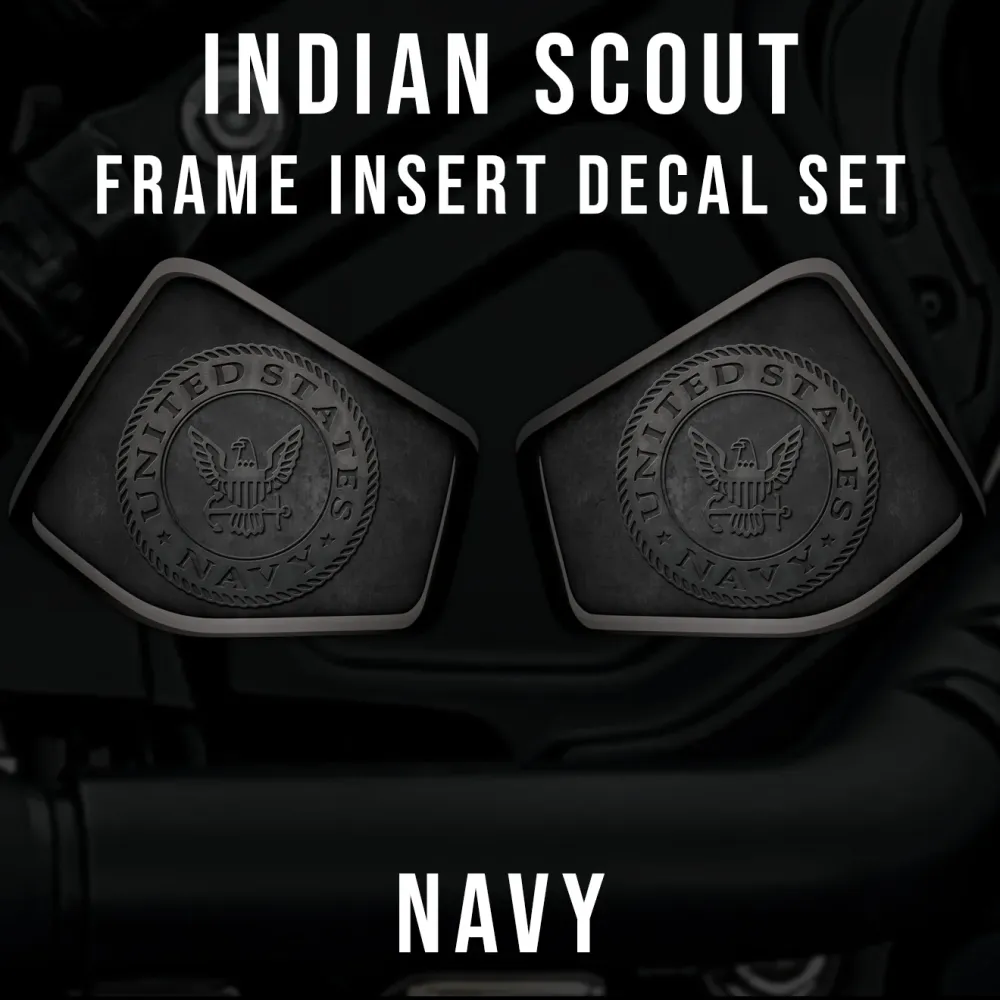 Inserto de marco medio Indian Scout - Azul marino
