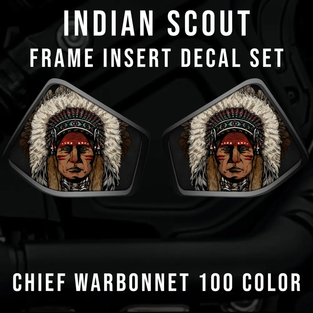 Inserto de marco medio Indian Scout - Color Chief 100