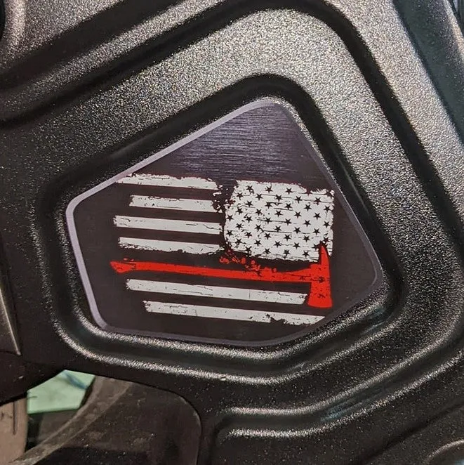 Inserto de marco medio Indian Scout - Línea roja delgada