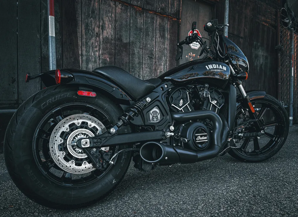 Inserto de marco medio Indian Scout - Skull Warbonnet 108 BW