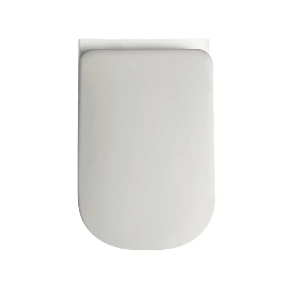 Jabonera de Pared Inodoro suspendido sin brida 54x35 cm colección Tribeca Kerasan con asiento de cierre mullido