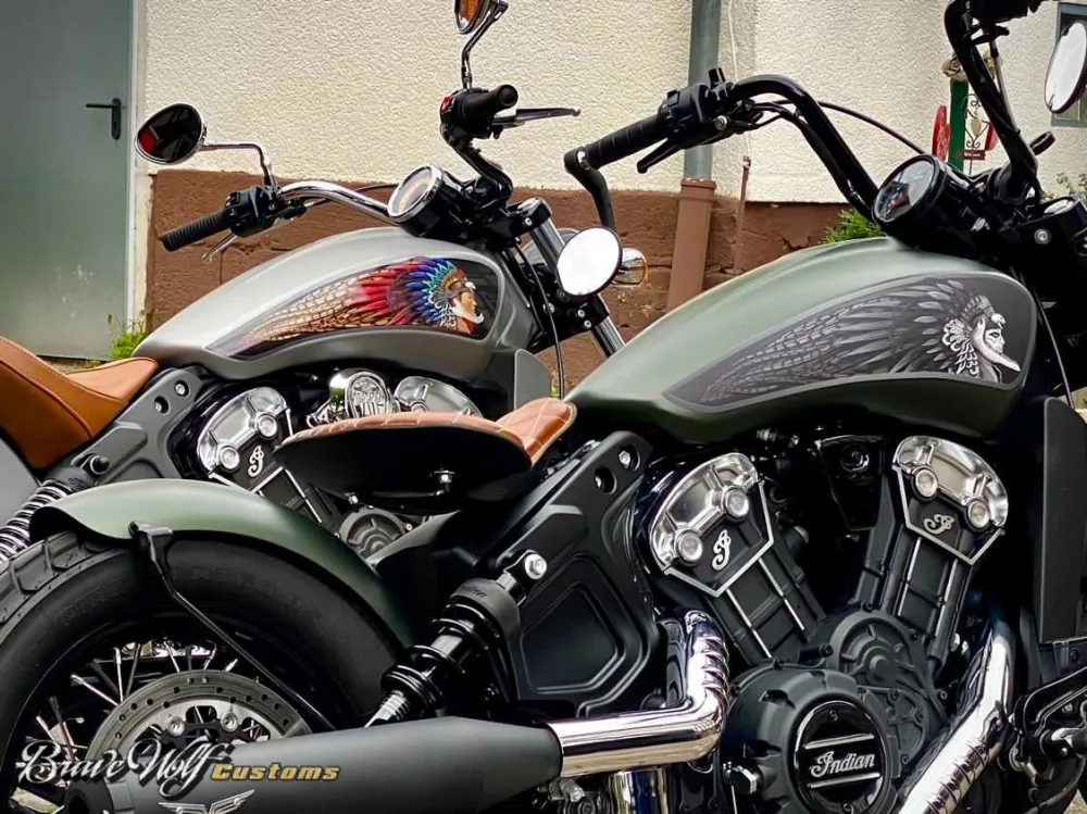 MesoDancer - Indian Scout - Color del tanque íntegro