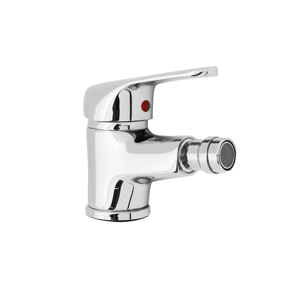 Monocomando lavabo bidet serie Ines di HydrAll ottone cromato