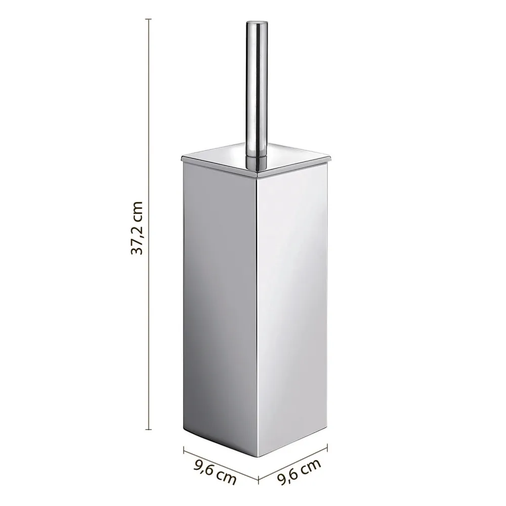 Organizador de Baño Cepillo de baño en acero inoxidable de Gedy serie Actual Jersey - cromado