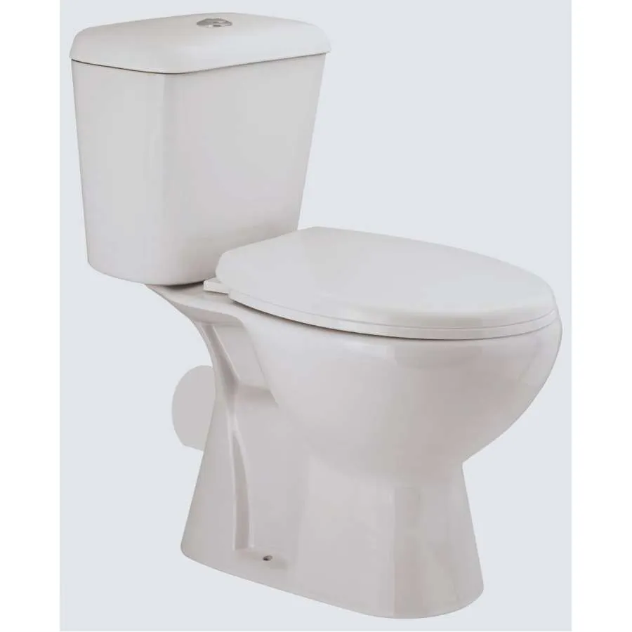 Pack Inodoro Global Orbita S/Horizontal Blanco con Ventosa