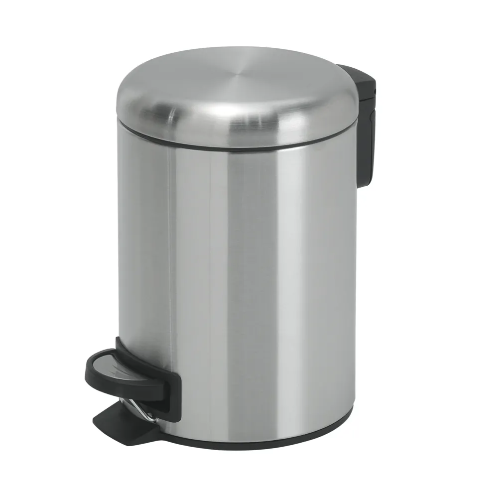 Portarifiuti 3 lt Acciaio Inox modello Potty di Gedy - Spazzolato