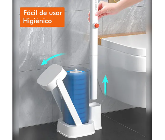 Premium de Lujo Sistema de limpieza de inodoros desechable con recambio