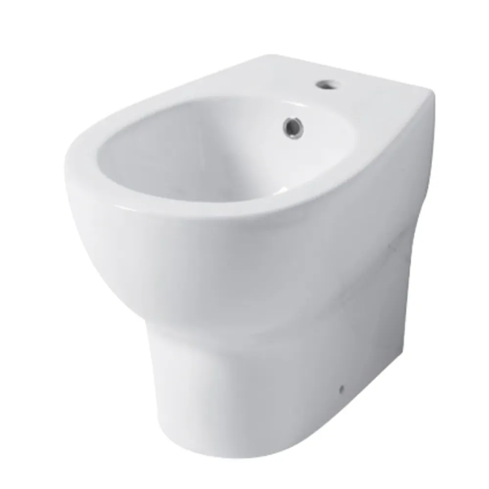 Santari filomuro serie Touch54 en cerámica blanca con tapa de inodoro cierre softclose - Diseño Cerámica