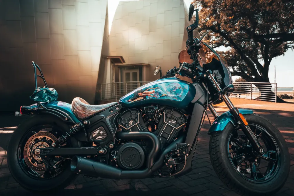 TropicalBobber "Mermaid" - Calcomaní de color para tanque explorador indio