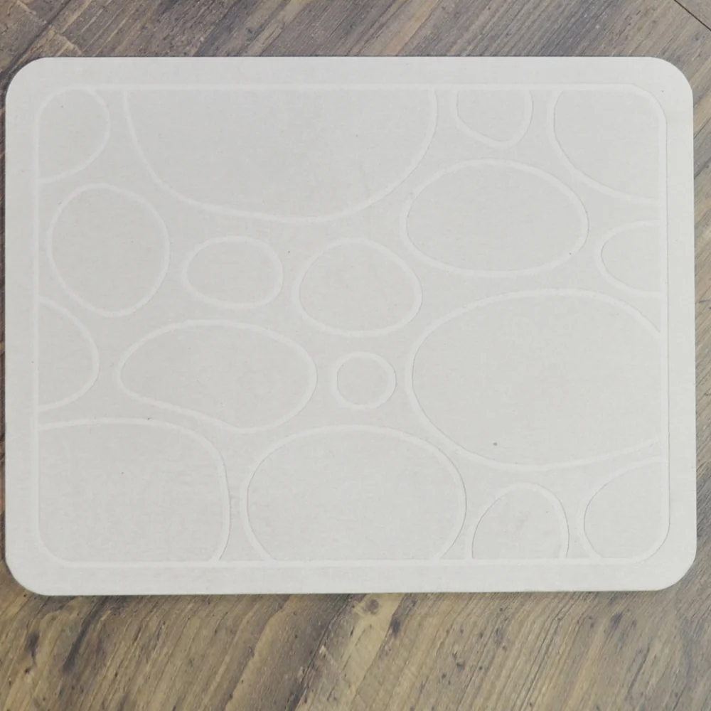 Alfombrilla de baño Mr Dry en harina fósil Innovadora de secado ligero cm 45x35 para Niños