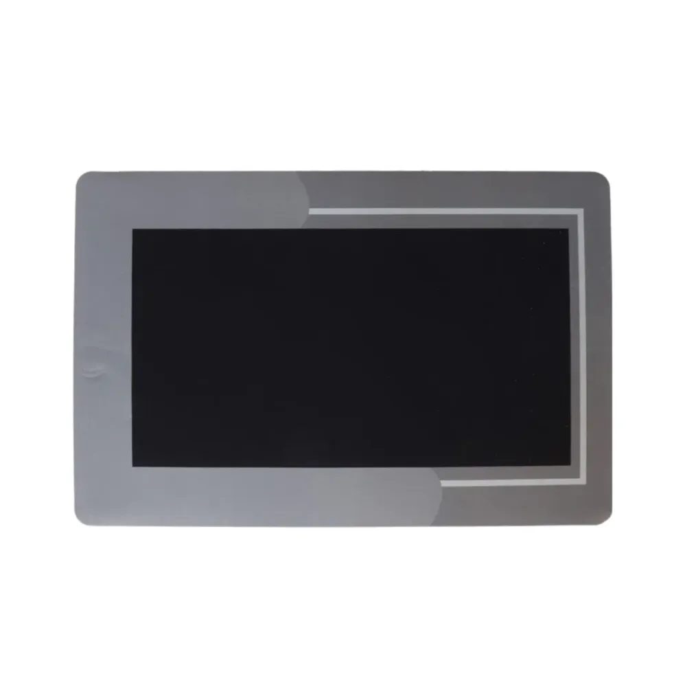 Alfombrilla de baño rectangular gris/negro 40x60 cm Material de Microfibra