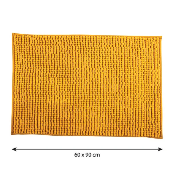 Alfombrilla de baño STEFANIA CINIGLIA en microfibra 60x90 cm amarillo para Ducha