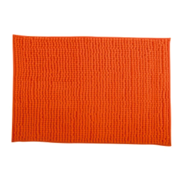 Alfombrilla de baño STEFANIA en microfibra CINIGLIA 40x60 cm naranja Material de Microfibra