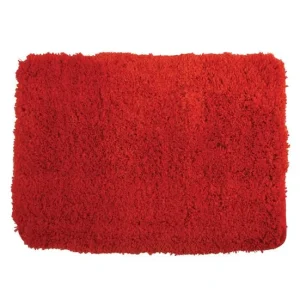 Alfombrilla De Microfibra, Rojo - Msv para Baño Seguro