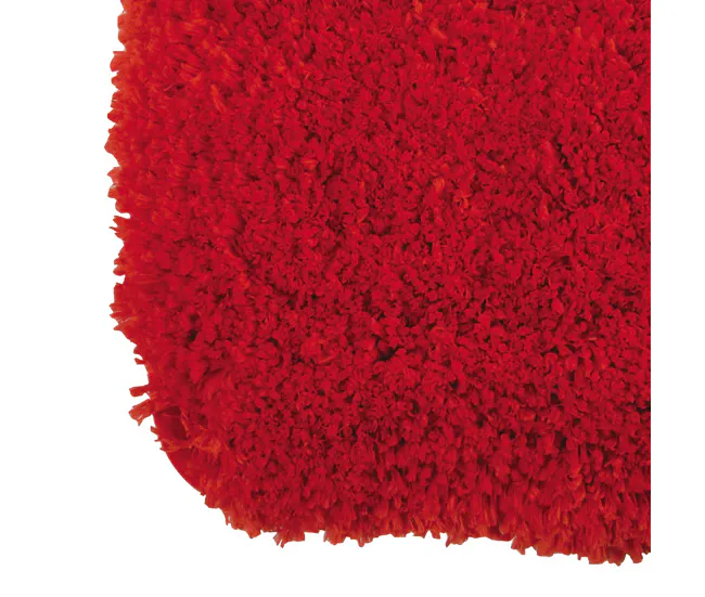 Alfombrilla De Microfibra, Rojo - Msv para Baño Seguro