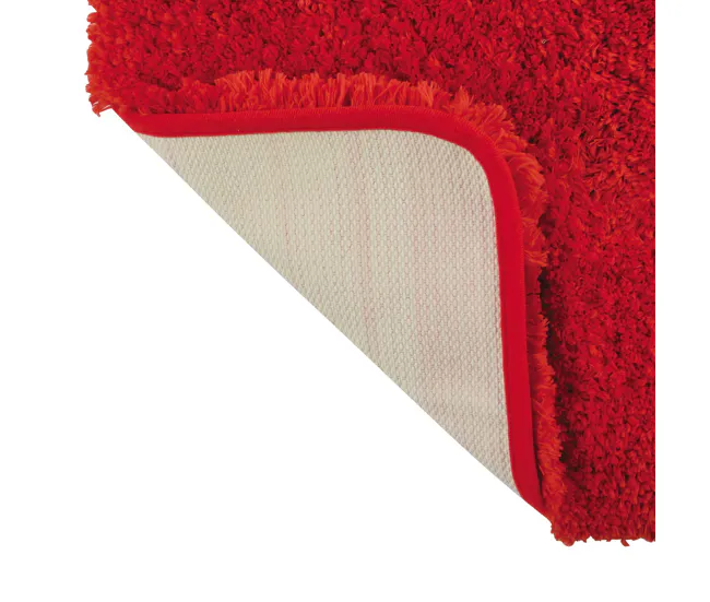Alfombrilla De Microfibra, Rojo - Msv para Baño Seguro