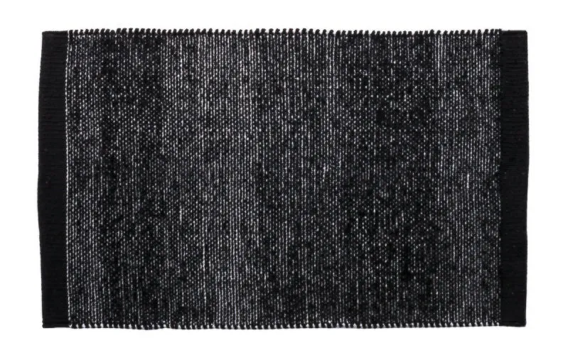 Premium Absorbente Alfombrilla de baño STEFANIA en microfibra CINIGLIA 40x60 cm negro