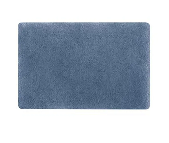 Spirella Colección Refinado , Alfombrilla De Baño , 100% Poliéster Y Microfibra, Azul para Baño Seguro