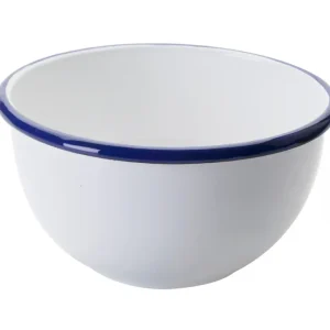 904214 BOL ESMALTADO 14cm BLANCA IBILI