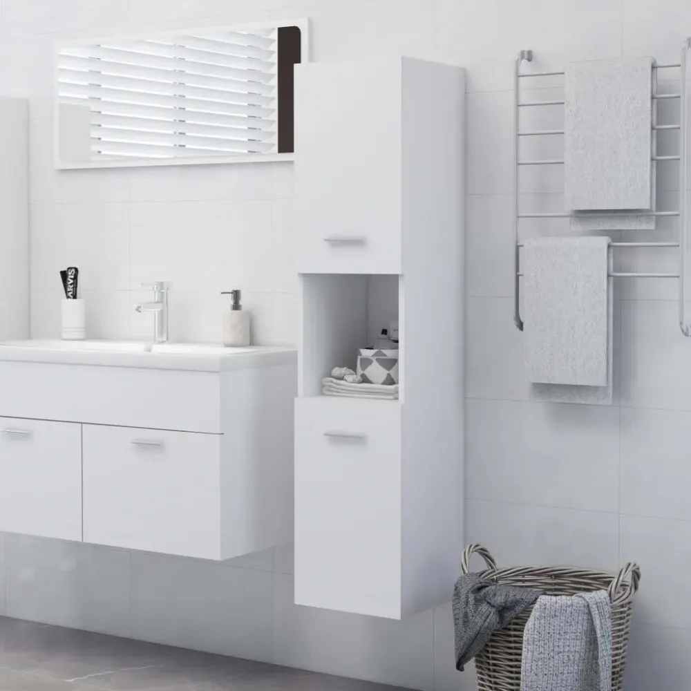 Armario alto de baño Ronda 2 puertas + 1 módulo 130x30x30 cm