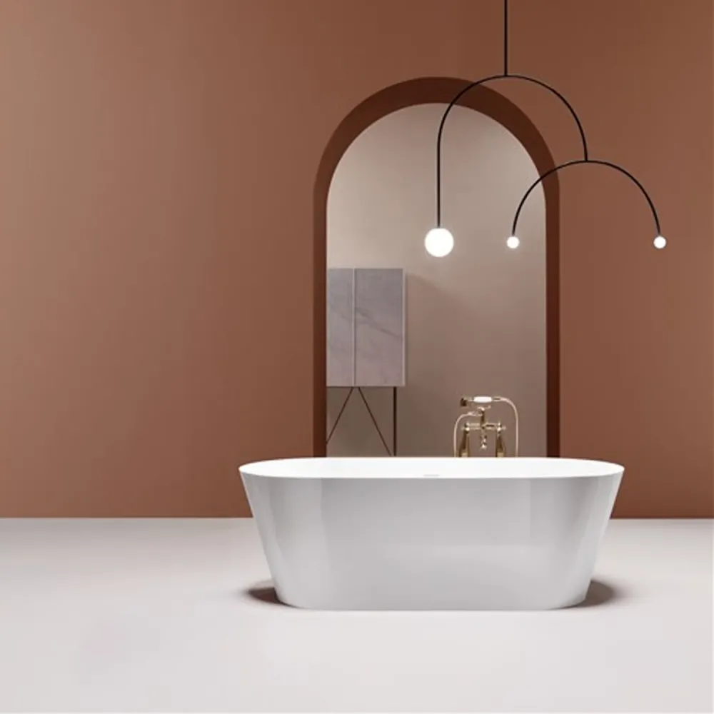 Bañera modelo Inka 150x70cm en acrílico blanco mate con Compartimentos
