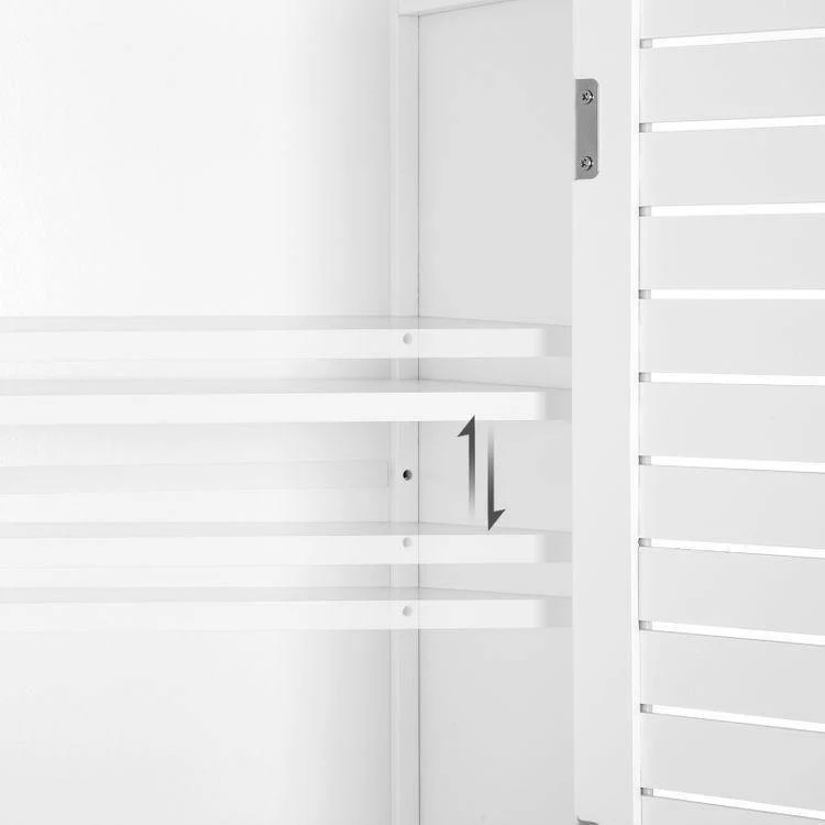 Banqueta de Baño Almacenamiento de bambú sobre el inodoro blanco