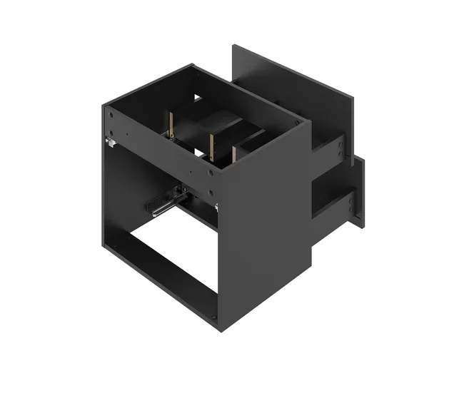 Diseño Moderno con Espejo Mueble bajo lavabo 140cm 2 compartimientos encimera Lexa Negro